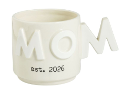 Mom Letter Handle Mug