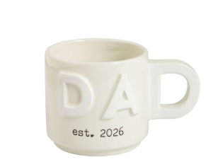 Dad Letter Handle Mug