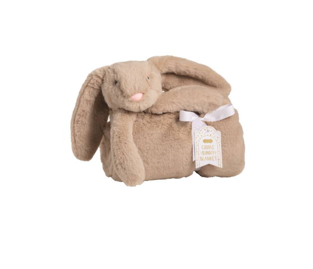 Tan Cuddle Bunny Blanket.