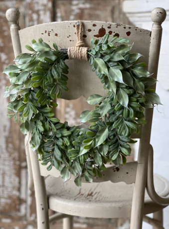 13.5" Caldwell Leaves Wreath