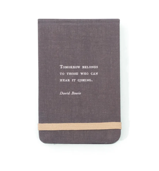 David Bowie Fabric Notebook-3.5"x5.5"