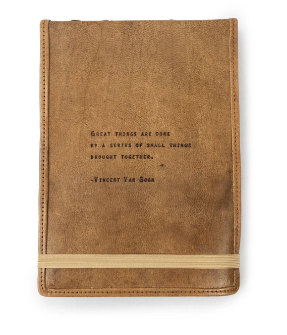 Large Vincent Van Gogh Leather Journal-Maple