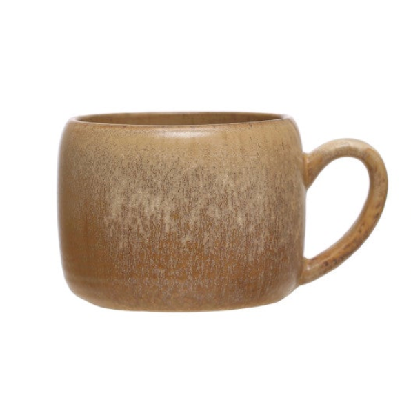 14 oz. Stoneware Mug, 3 Colors (Each One Will Vary). Each Sold Separately.