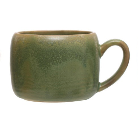 14 oz. Stoneware Mug, 3 Colors (Each One Will Vary). Each Sold Separately.