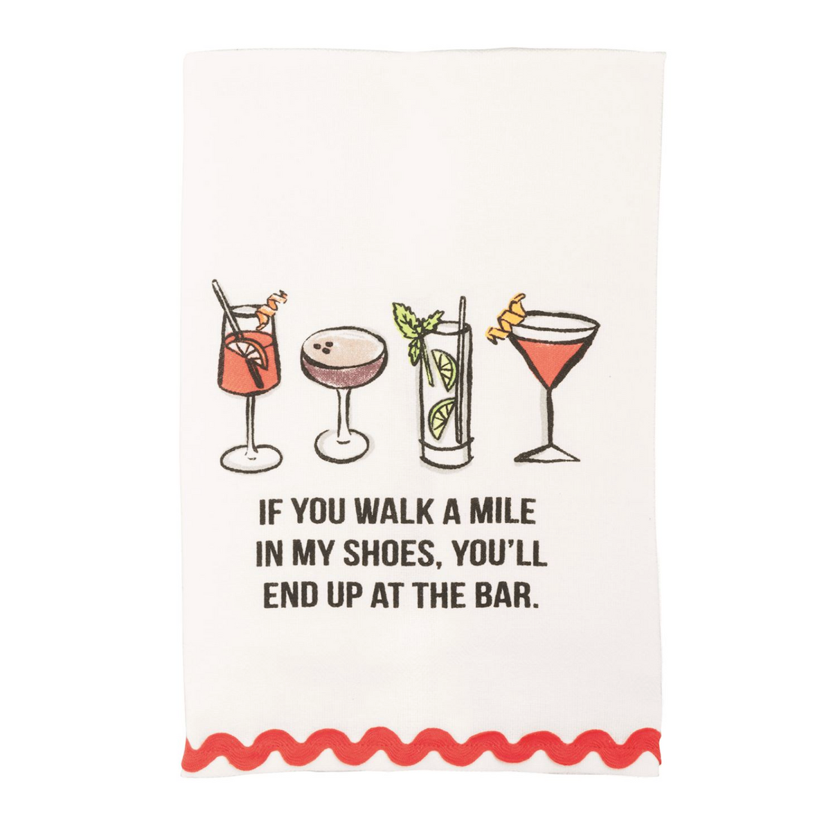 Walk A Mile Bar Trim Towel