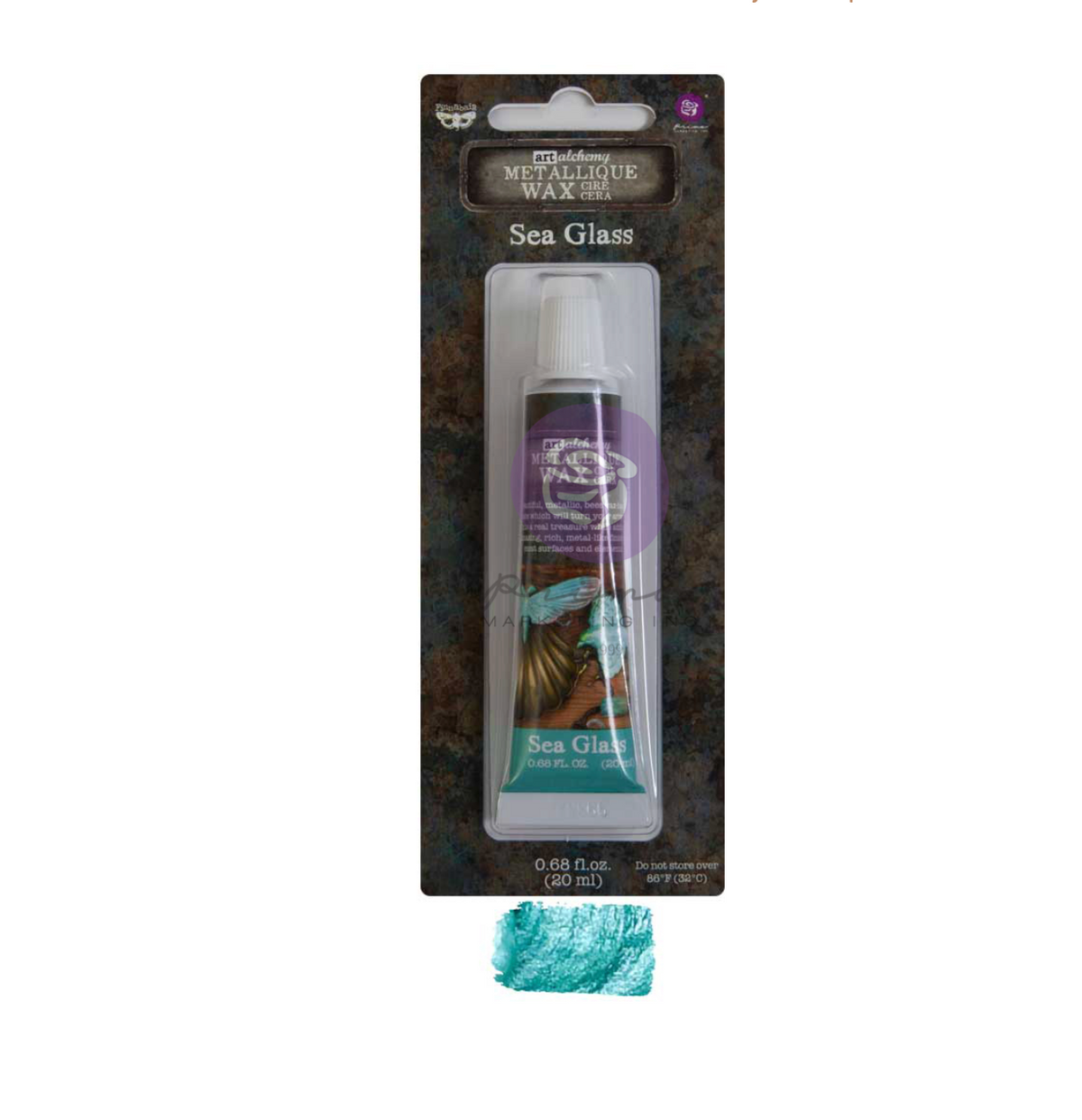 Art Alchemy Metallique Wax - Sea Glass - 0.68oz (20ml)