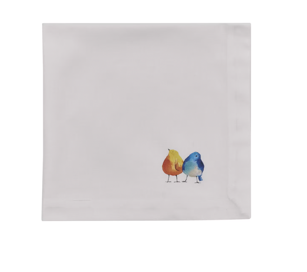 WATERCOLOR BIRDS NAPKIN