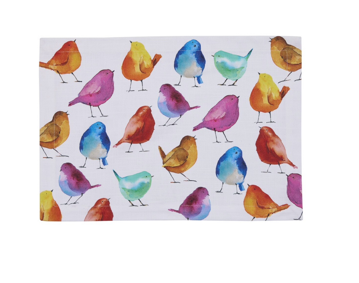 WATERCOLOR BIRDS
PLACEMAT 13“ X 19”