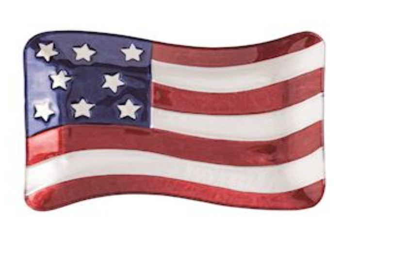 American Flag Plate
