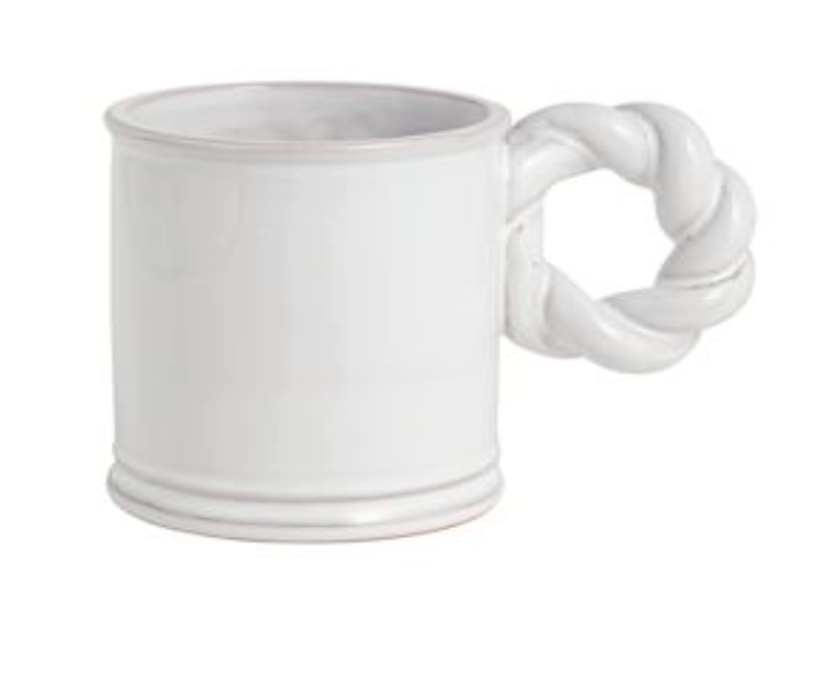 Circle Twist Handle Mug