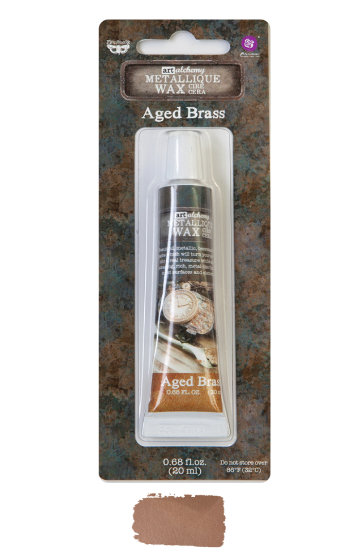 Art Alchemy-Metallique Wax-Aged Brass .68oz (20ml)