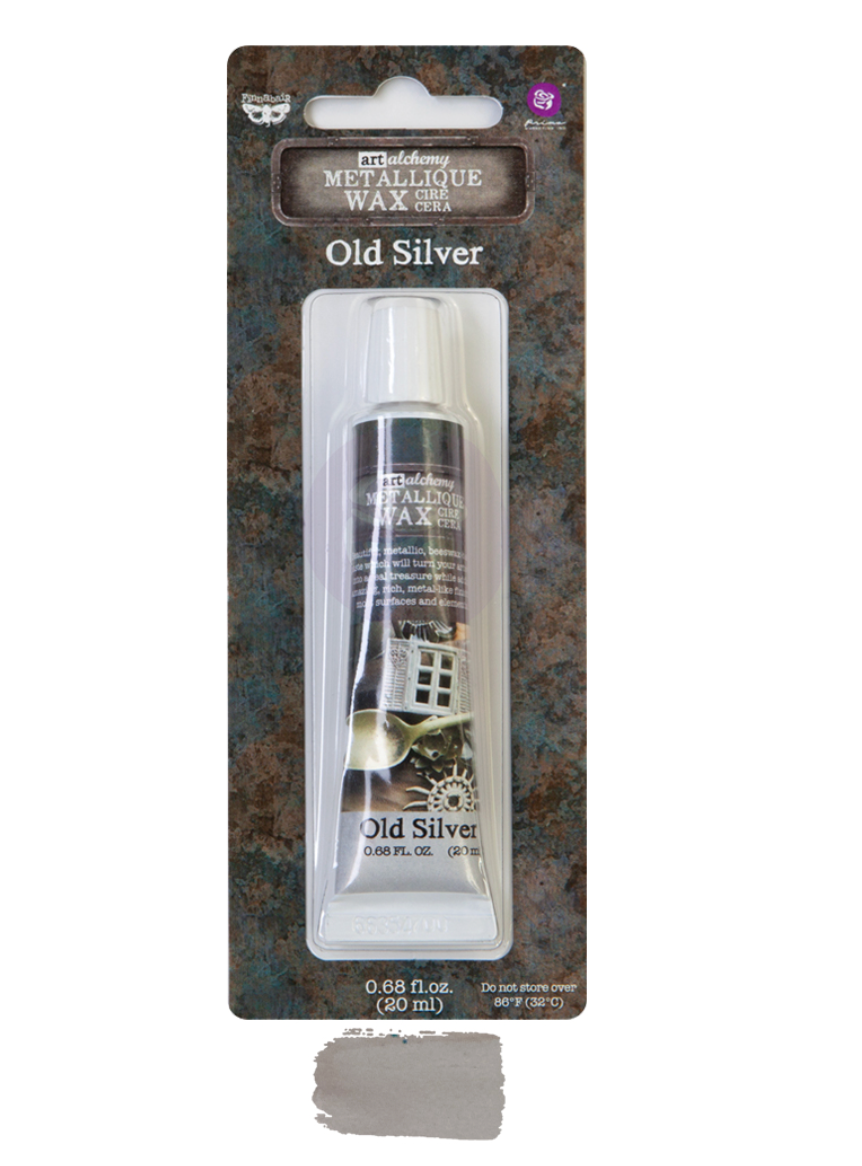 Art Alchemy-Metallique Wax-Old Silver .68oz (20ml)