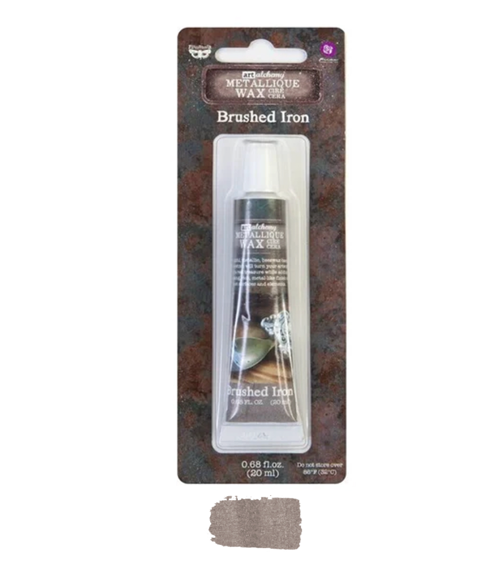 Art Alchemy-Metallique Wax-Brushed Iron .68oz (20ml)