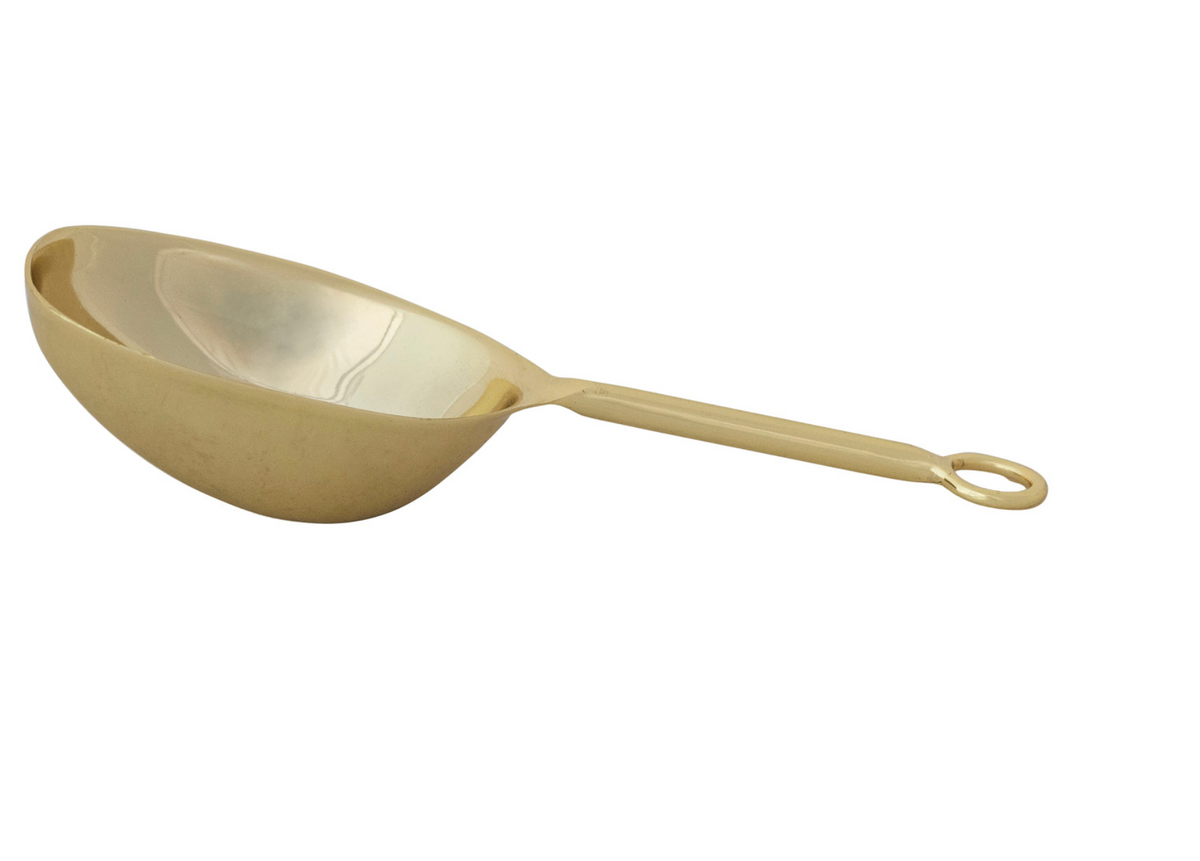 7"L Stainless Steel Scoop, Gold Finish