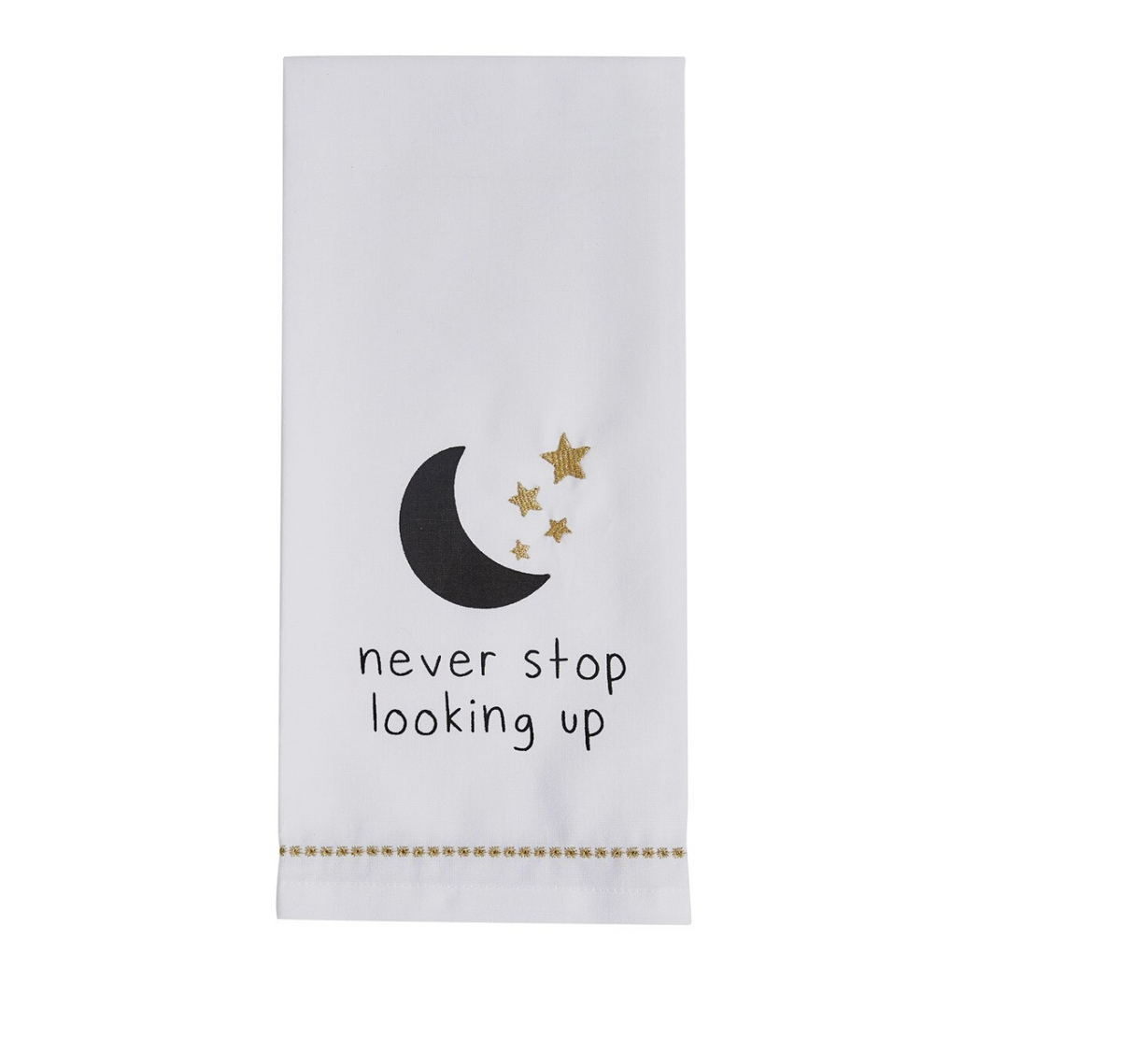 NEVER STOP LOOKING UP DISHTOWEL