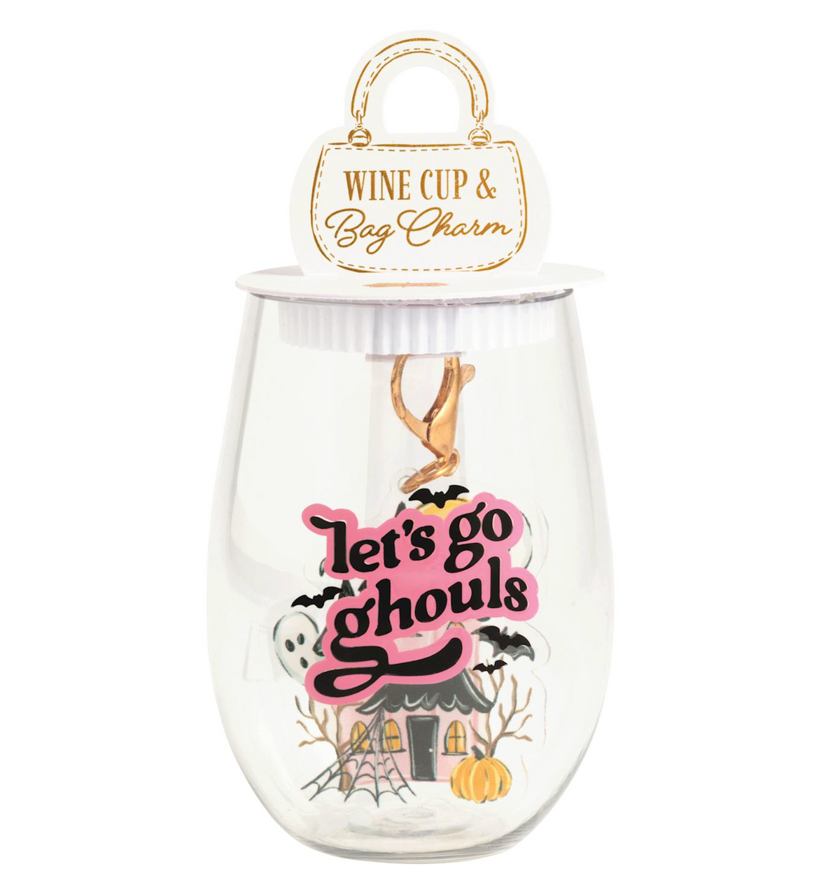 Ghouls Wine Cup & Bag Charm Set