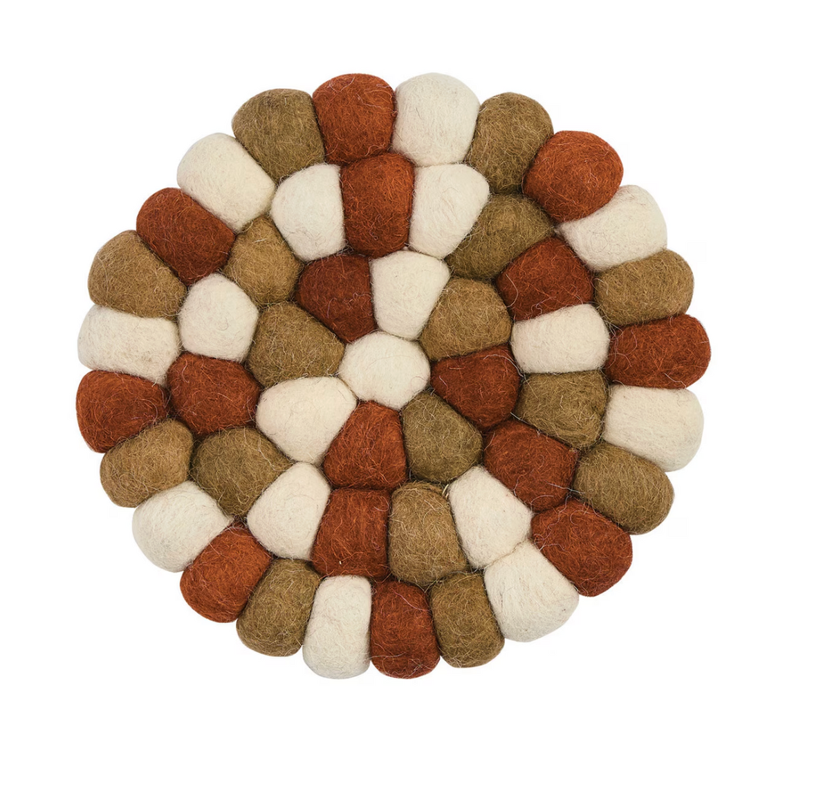 FALL WOOL BALL TRIVET