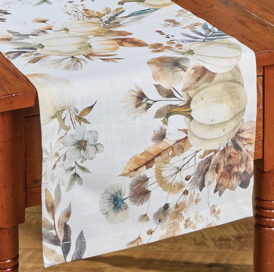 AUTUMN HARVEST TABLE RUNNER 13” X 54”