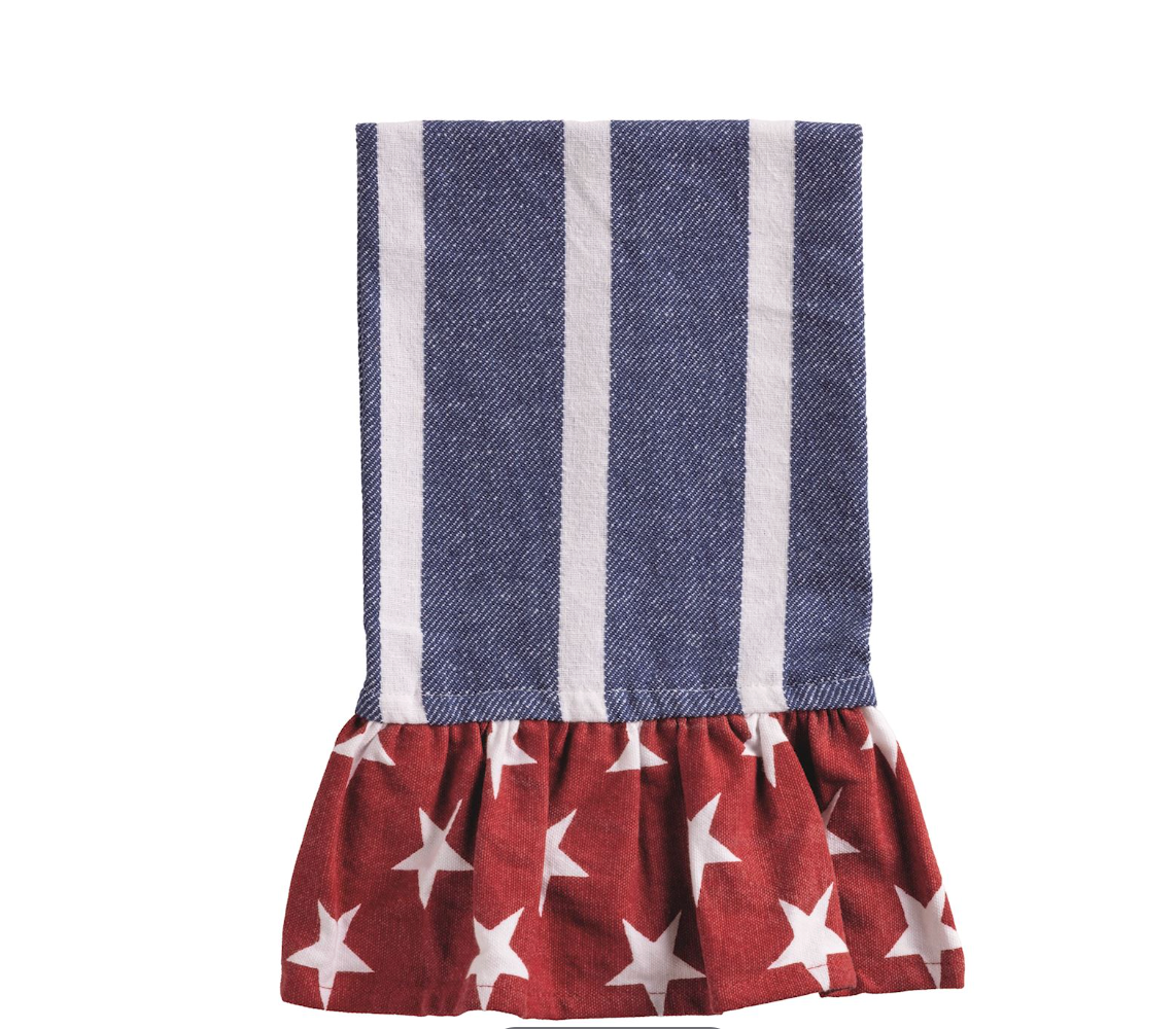 Blue Stripe Americana Towel
