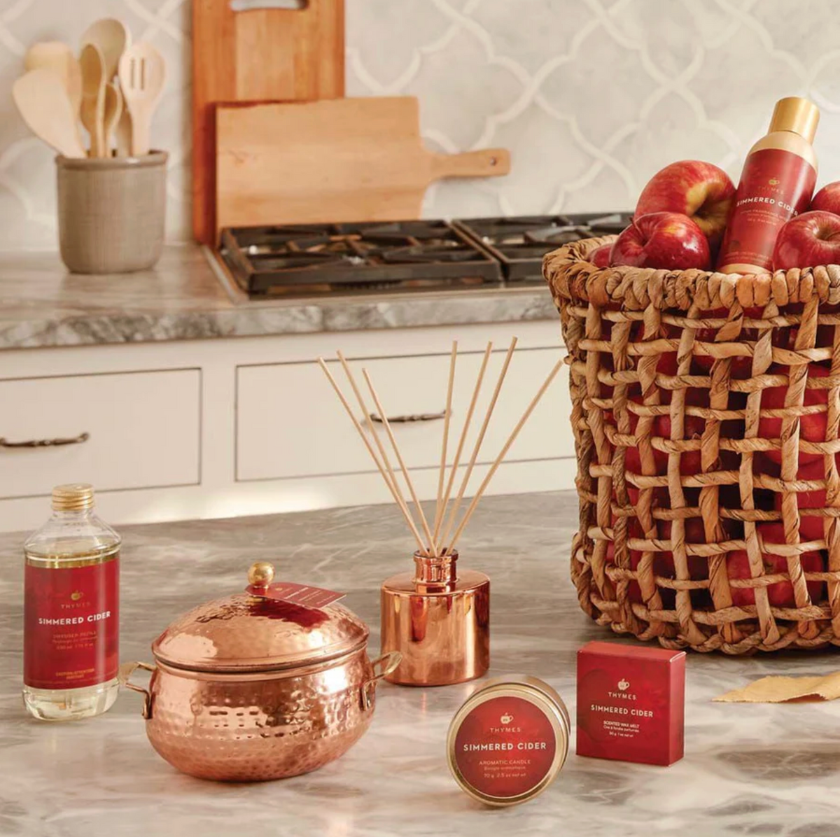 Simmered Cider Poured Travel Tin Candle