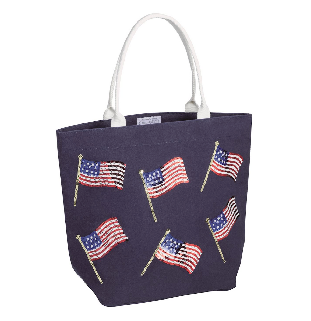 Blue Americana Sparkle Tote