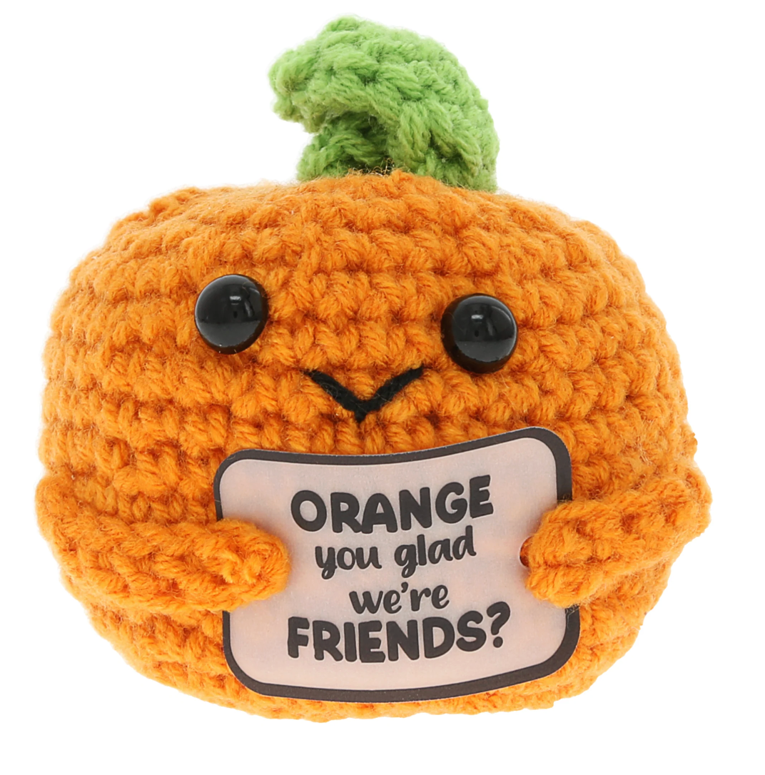 Orange Crocheted Mini Collectable