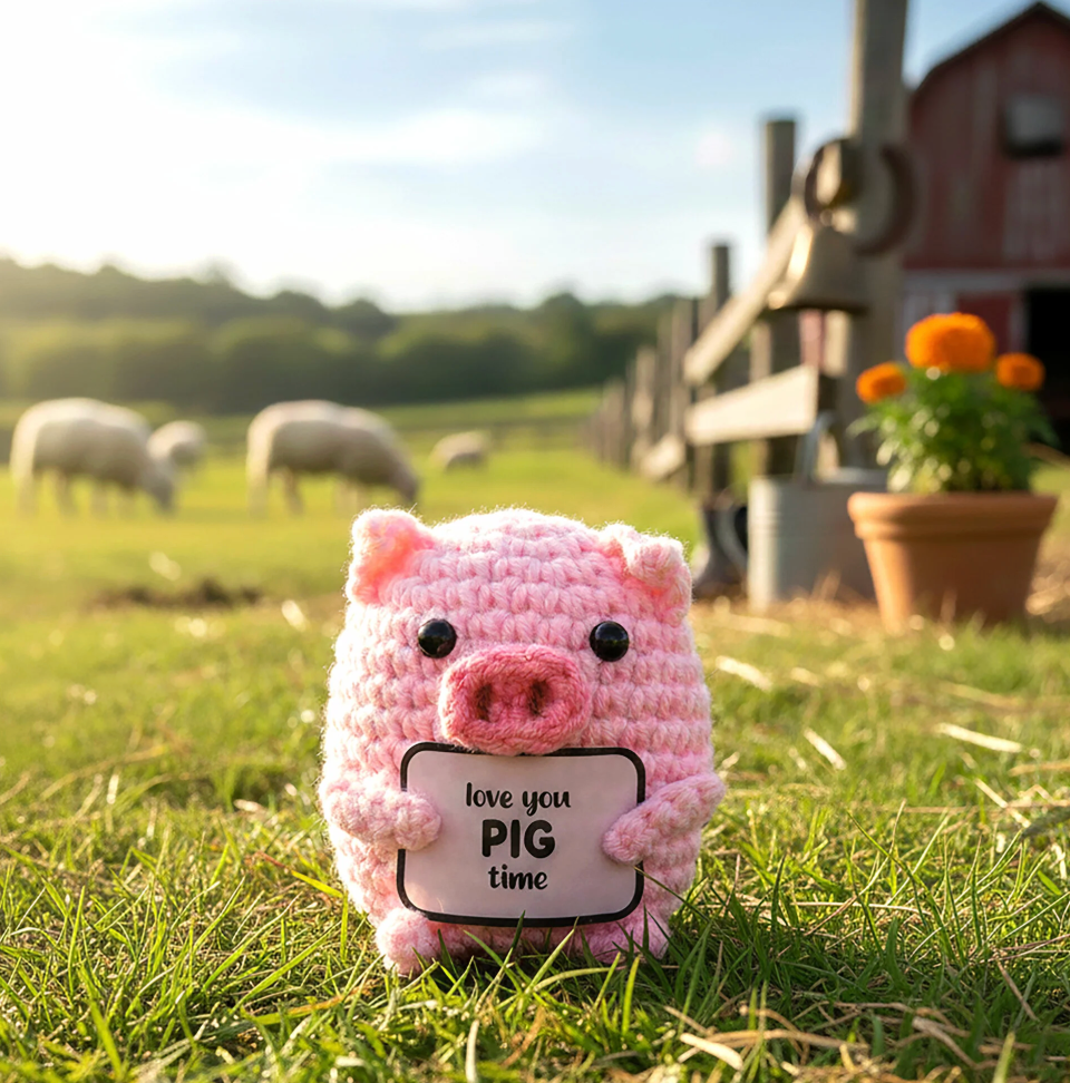 Pig Crocheted Mini Collectable