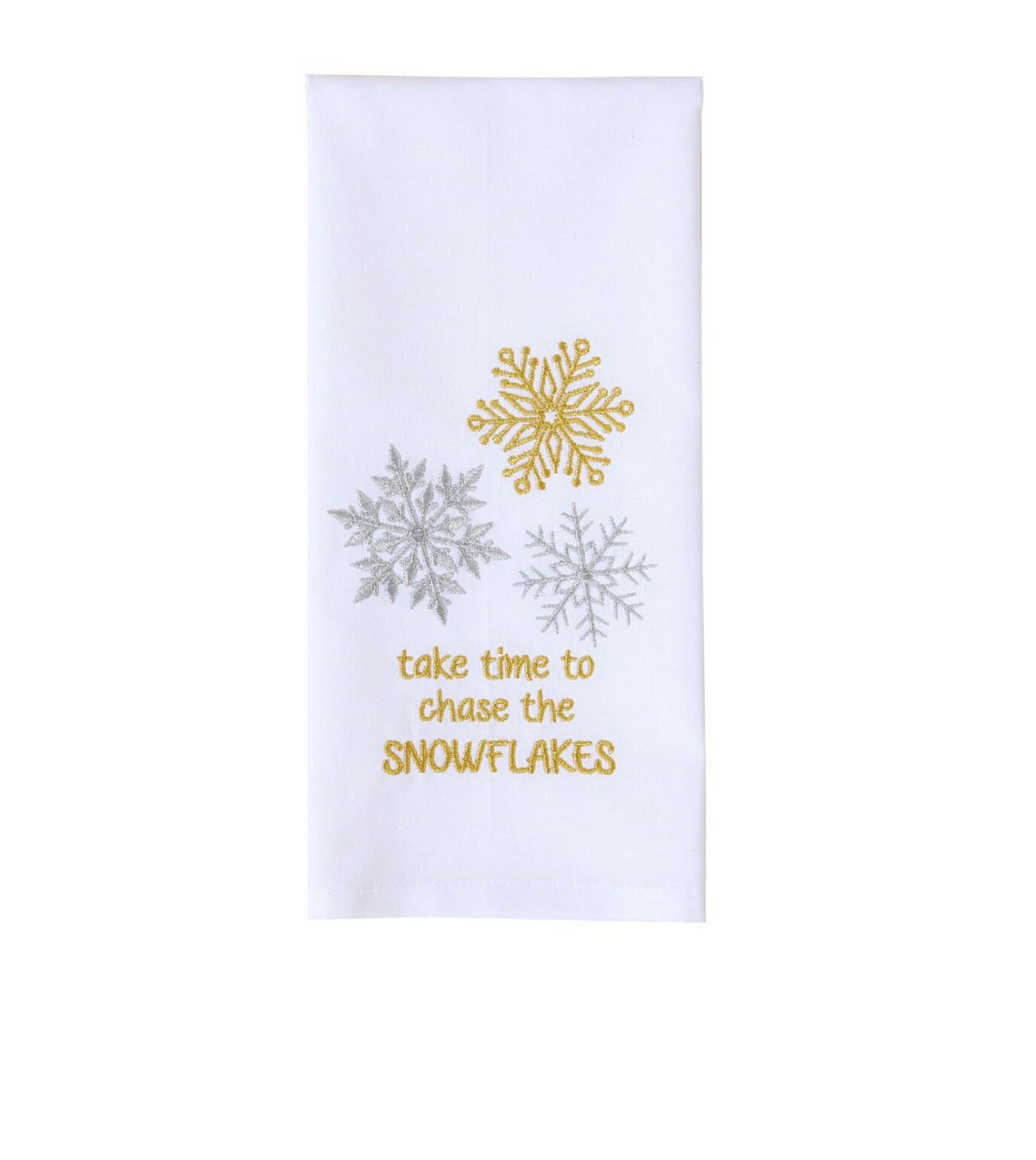 CHASE THE SNOWFLAKES DISH TOWEL