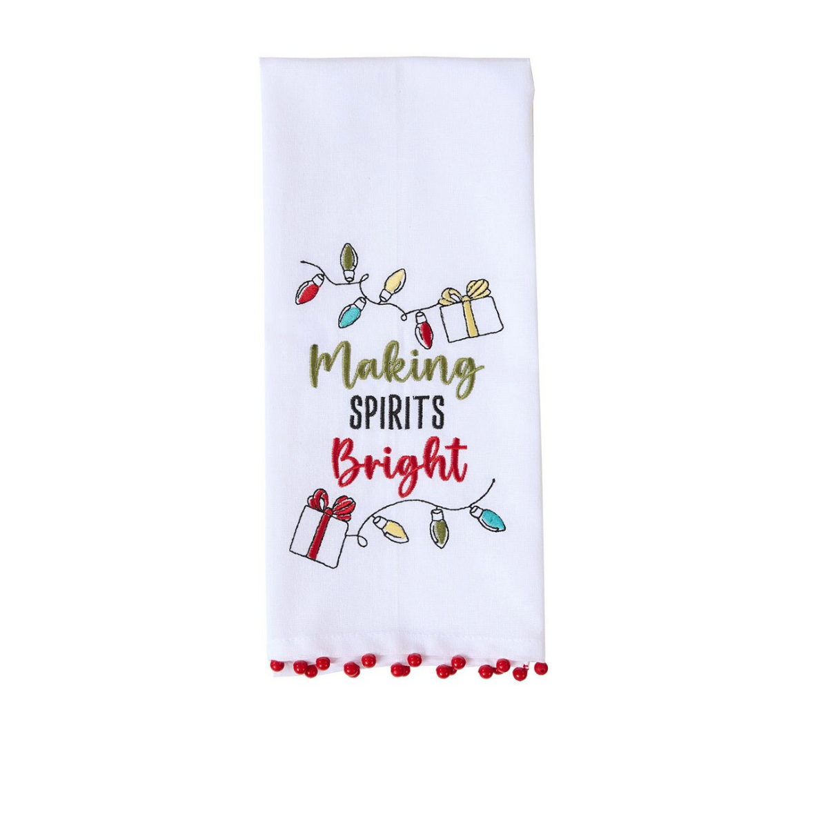 MAKING SPIRITS BRIGHT DEC DISHTOWEL