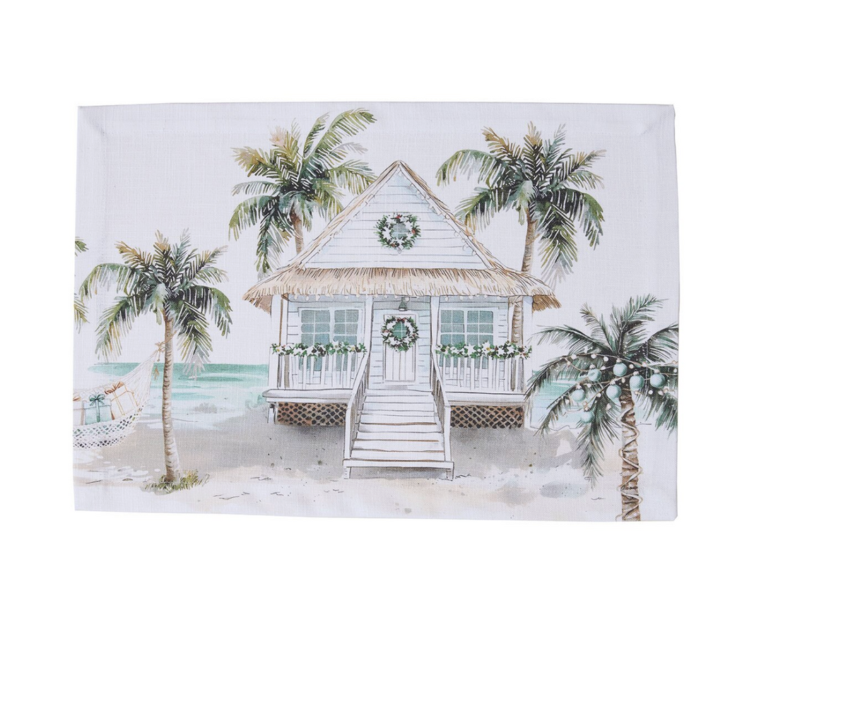 CHRISTMAs BEACh PLACEMAT 13“ X 19”