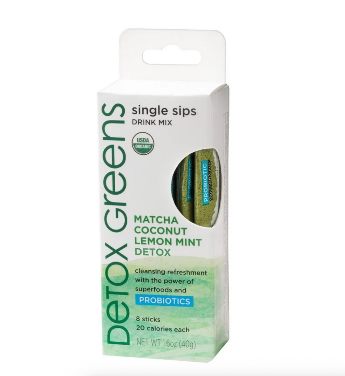 Detox Greens Matcha Coconut Single Sips (8 CT)