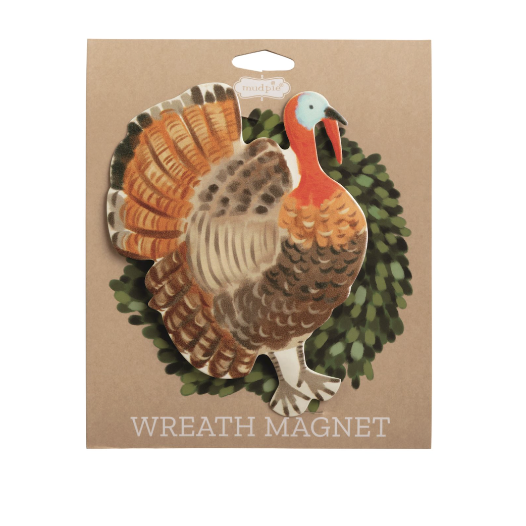 Holiday Wreath Magnet. Each Sold Separately.