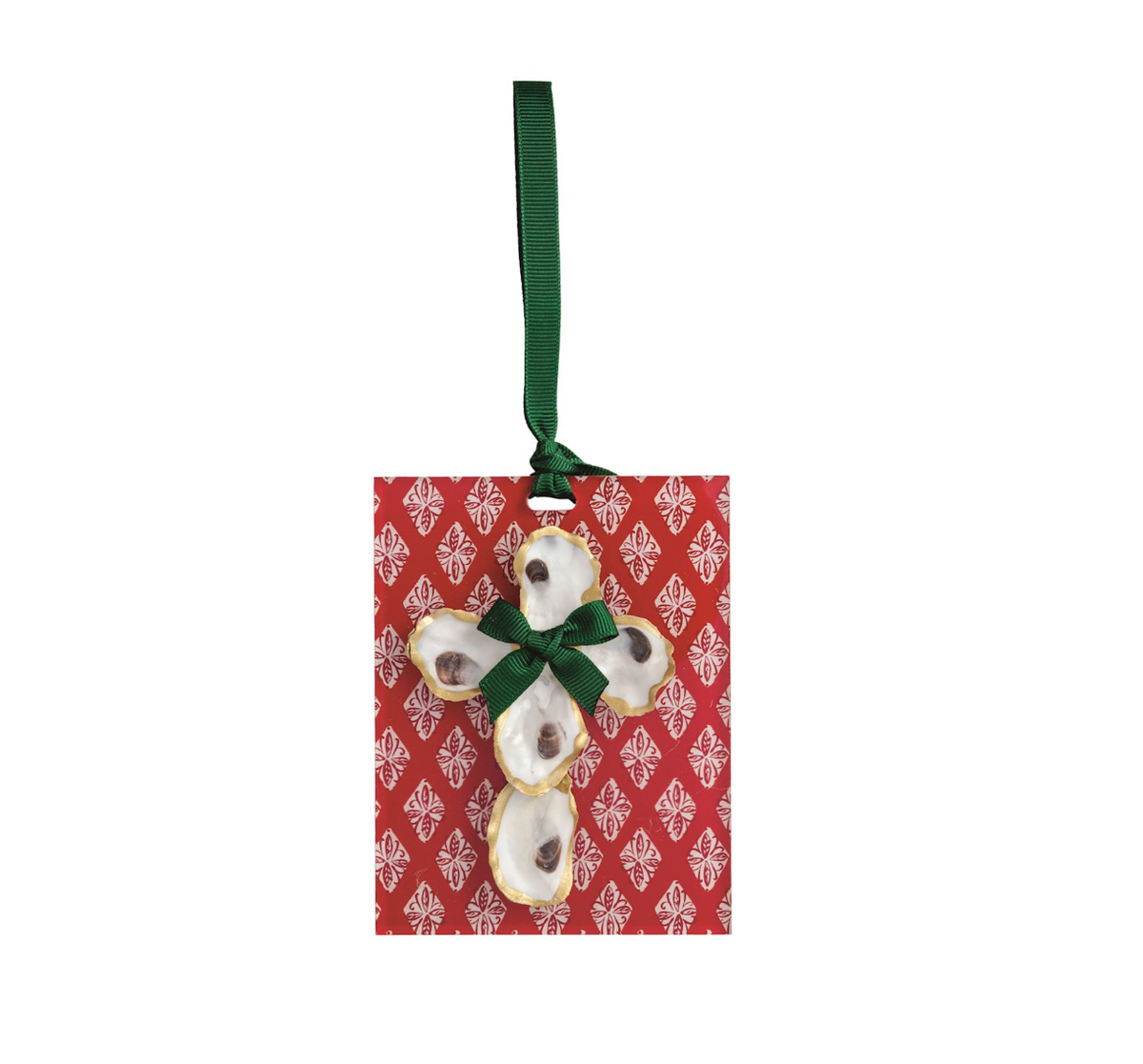 Red Acrylic Oyster Ornament