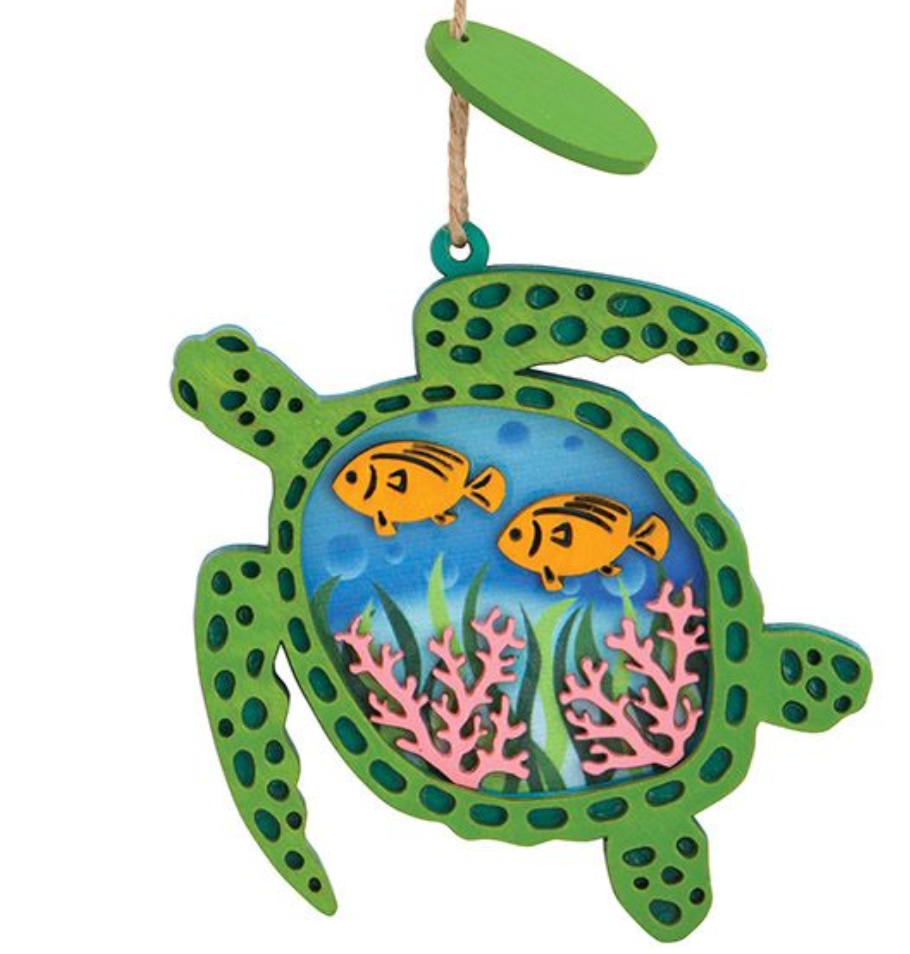 Turtle-Under the Sea Ornament