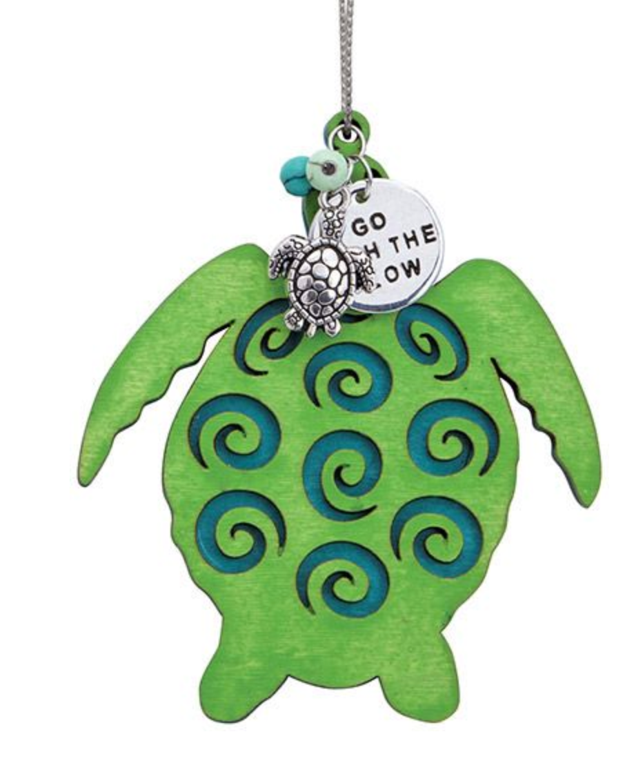Turtle - Go With the Flow Ornament