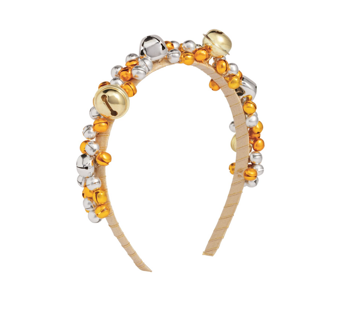 Gold & Silver Jingle Bell Headband