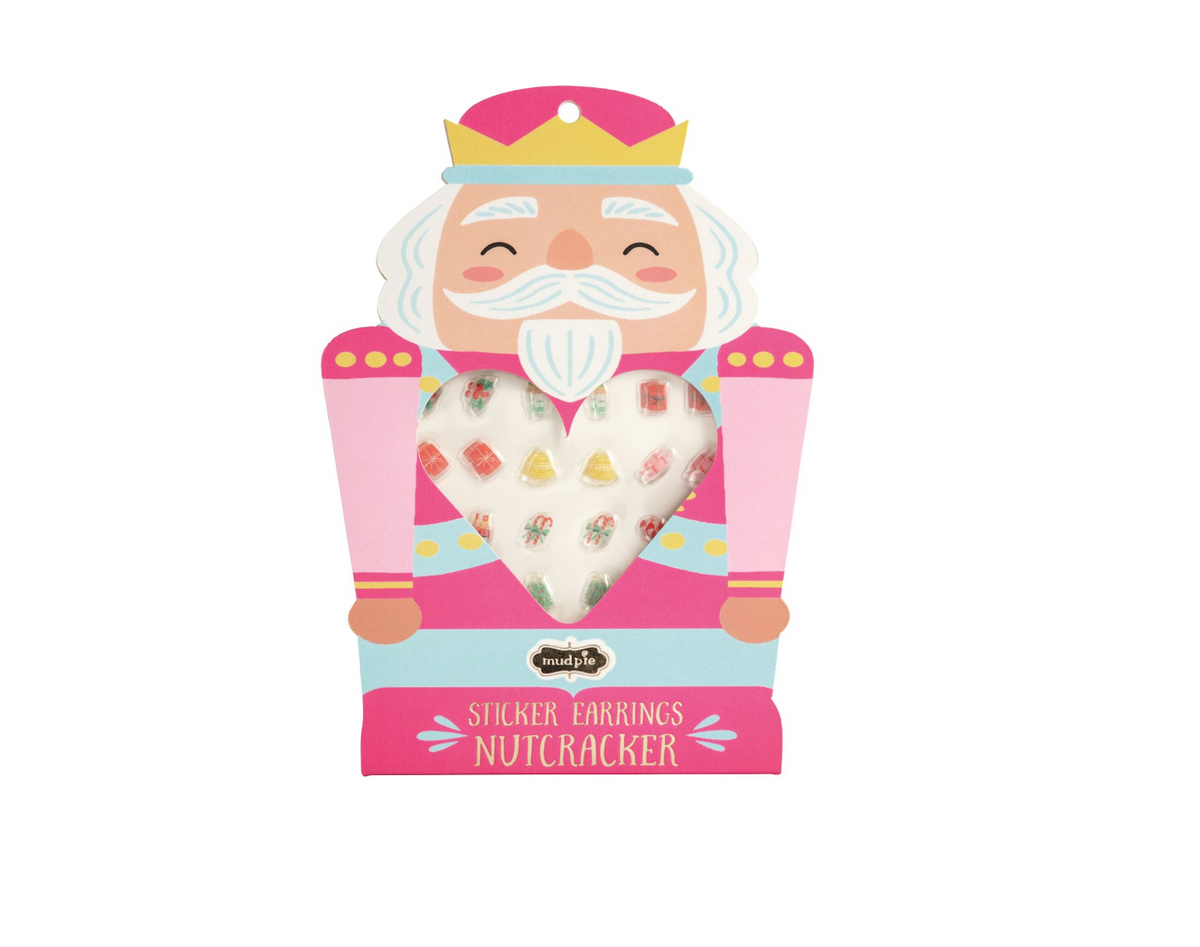 Nutcracker Stick-On Earring Set