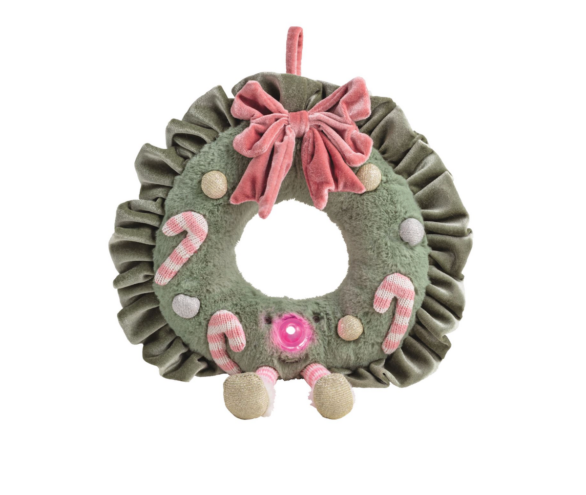 Tinsley Wreath Light-Up Plush Pal