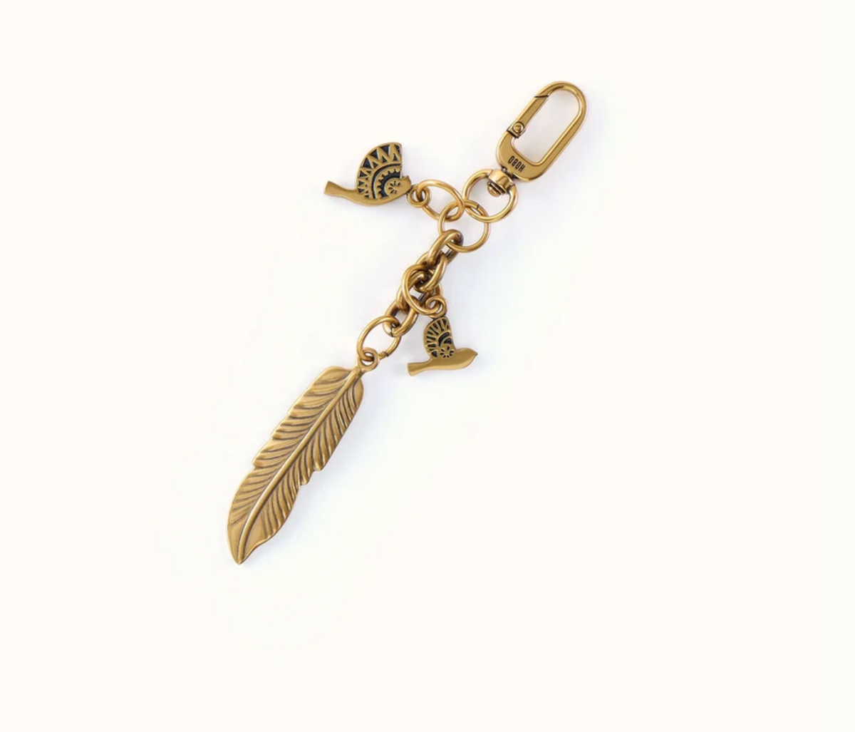 Dove & Feather Charm - Multi