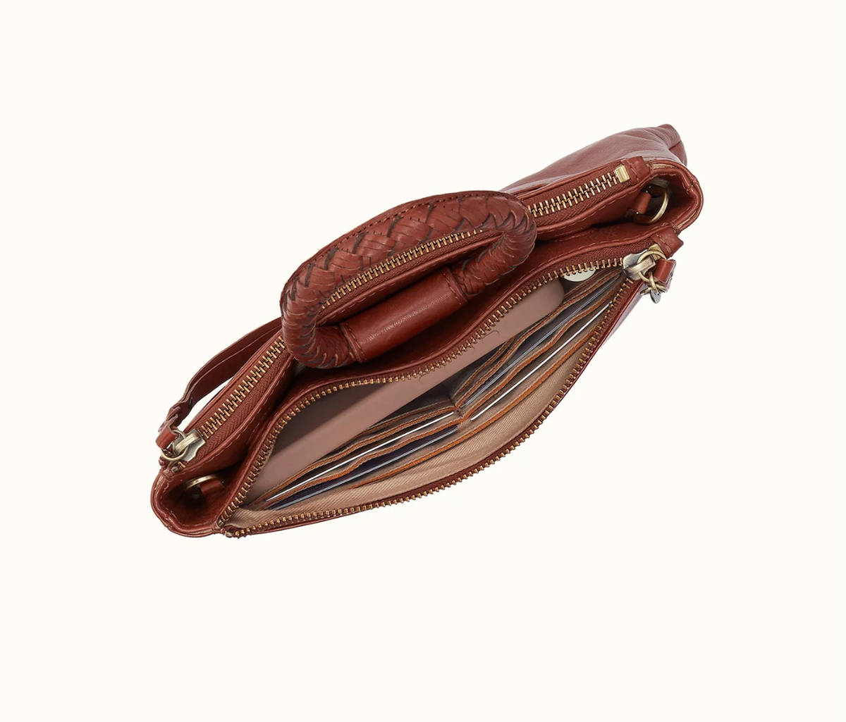 Sable Crossbody - Kindling Brown