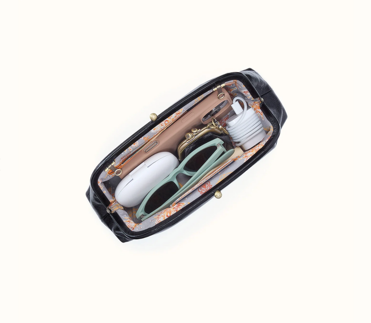 Alba Frame Small Shoulder - Black
