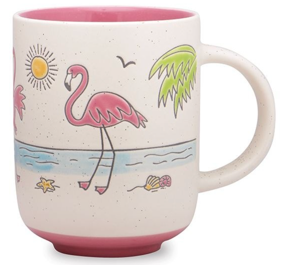 SEASIDE MUG FLAMINGO
