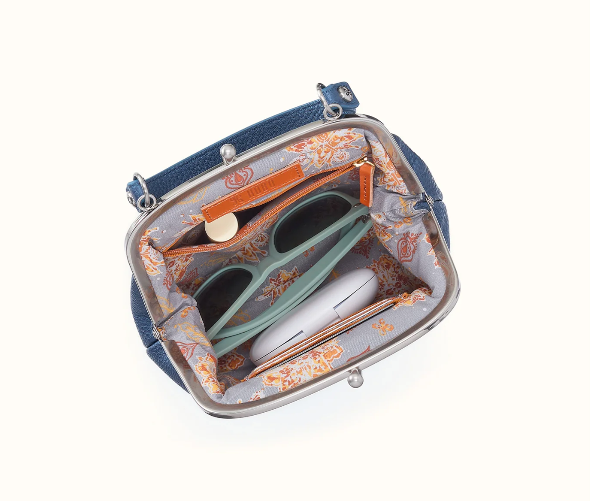 Alba Frame Crossbody - Blue Mercury