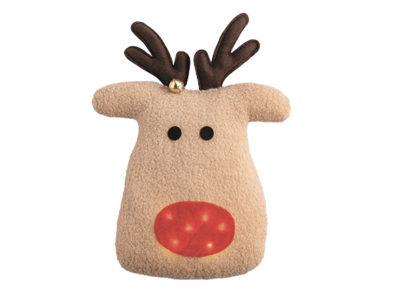 Christmas Sherpa Light-Up Pillows