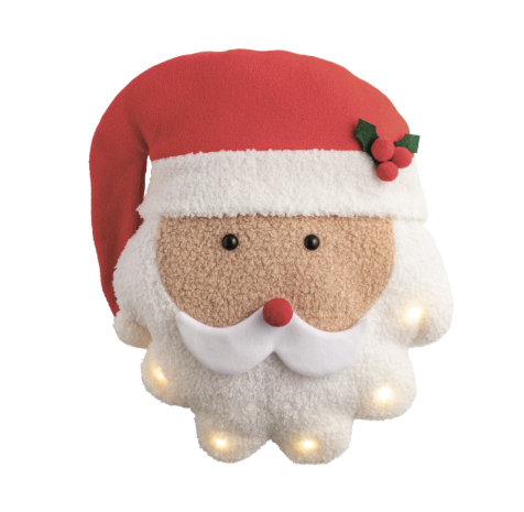 Christmas Sherpa Light-Up Pillows