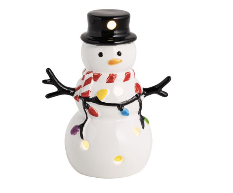 Snowman Light-Up Sitter