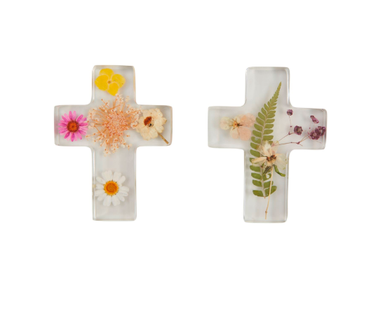 Dried Flower Crosses. Each Sold Separately.