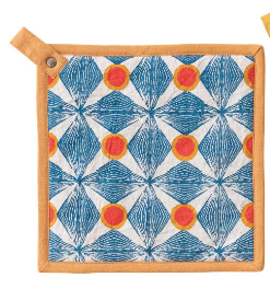 Cotton Pot Holder w/ Pattern, 3 Styles. Each Sold Separately.