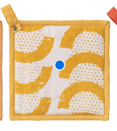 Cotton Pot Holder w/ Pattern, 3 Styles. Each Sold Separately.