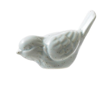 Stoneware Bird, Matte Finish, 3 Colors. Each Sold Separately.